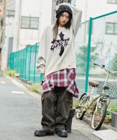 WEGO ダメージジャガードプルオーバー