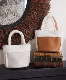 earth music&ecology ムートン風ボアバッグ