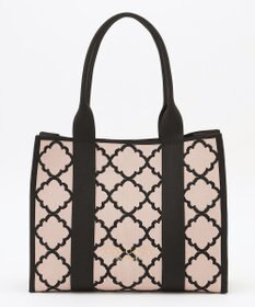 TOCCA 【大人百花掲載】【A4サイズ対応】CHECKER CLOVER KNITBAG ニットバッグ