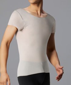 WACOAL MEN 【オーガニック綿混インナー】多機能を着る。綿の贅沢オーガニック フリーなカッティング（ネック・袖・裾）2分袖 GL5210 /ブロス バイ ワコールメン