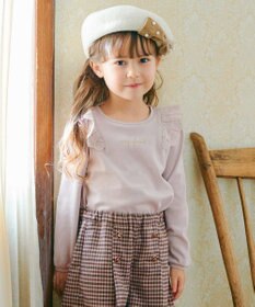 ANY KIDS 肩レース長袖Tシャツ