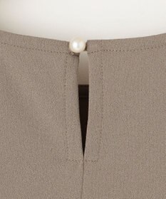 組曲 【接触冷感・吸湿・UVカット】ジョーゼットジャージーフリルブラウス