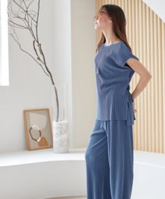 Tiaclasse 【2点セット・新色追加・洗える】クリスタルプリーツセットアップ