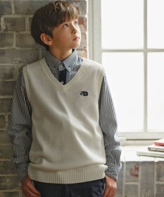 110-130cm】ロゴ入りニット ベスト / J.PRESS KIDS