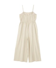 Green Parks 胸元バルーンワイドシルエットサロペット