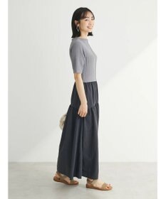 Green Parks しぼドッキングワンピース