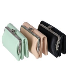 tsumori chisato CARRY キラキラ石 がま口 2つ折り財布