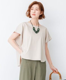 23区 S 【洗える】コットンフォルムジャージー ラウンドヘム カットソー