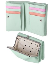 tsumori chisato CARRY キラキラ石 がま口 2つ折り財布