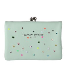 tsumori chisato CARRY キラキラ石 がま口 2つ折り財布