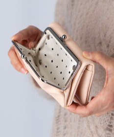 tsumori chisato CARRY キラキラ石 がま口 2つ折り財布