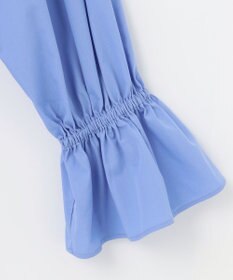 UNFILO 【洗える/吸水速乾】イージーケア キャンディスリーブ ブラウス