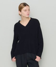 JOSEPH 【洗える】シルクコットン　Vネックニット