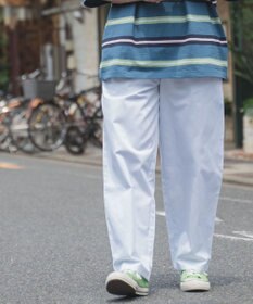 WEGO 【ユニセックス着用ITEM/ウエストゴム/手洗い可】シェフパンツ