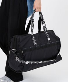 LeSportsac DELUXE LG WEEKENDER/ロゴジャカードブラック