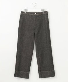 J.PRESS LADIES L 【洗える】 10oz Stretch Denim セミワイド パンツ