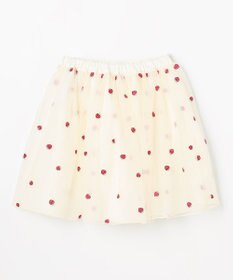 ANY KIDS 【Strawberry Collection】総刺繍 いちごチュールスカート