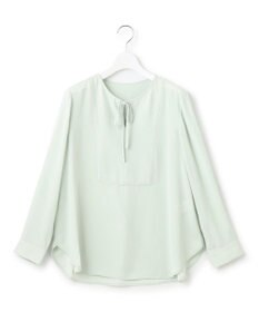 23区 S 【洗える】バックサテンアムンゼン ブザムディテール ブラウス