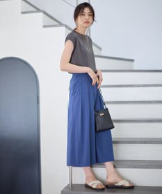 ANY 【汗ジミ防止加工】シルケットスムースノースリーブプルオーバー