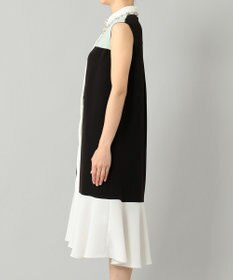 GRACE CONTINENTAL カラーブロックシャツドレス