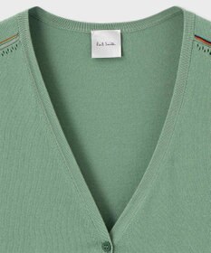Paul Smith 【洗える】Signature Stripe アイレット カーディガン