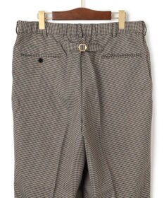 J.PRESS MEN 【J.PRESS ORIGINALS】【UNISEX】Wool Polyester Gunclub Check Piped Stem Nontuck Slacks