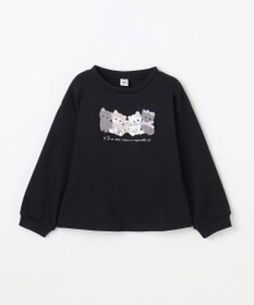 ANY KIDS なかよしサガラ刺繍 裏シャギー トレーナー