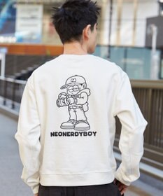 WEGO 【ユニセックス着用ITEM】THEBOYエルボーパッチクルーネックPO