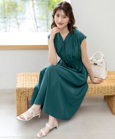 ANY SIS 【23.0~24.0cm】シアーメタルバックルヒール サンダル