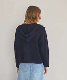 GRACE CONTINENTAL ニットフーディブルゾン