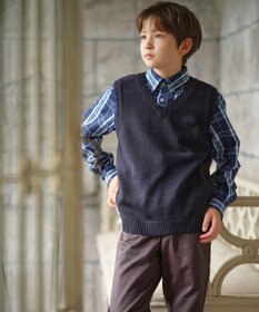 110-130cm】ロゴ入りニット ベスト / J.PRESS KIDS | ファッション通販