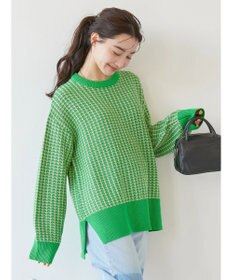 AMERICAN HOLIC 柄編ニットプルオーバー