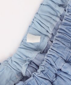 ANY KIDS シャンブレー ガウチョパンツ