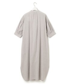 23区 S 【SLOW/洗える】リネンコットン シャツワンピース