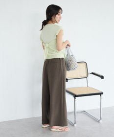 CRAFT STANDARD BOUTIQUE 【2点SET】ストール付きノースリーブニットプルオーバー