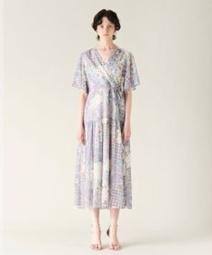 GRACE CONTINENTAL ペイズリーカシュクールワンピース