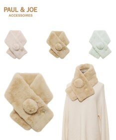 MOONBAT PAUL & JOE ACCESSOIRES フェイクファーポンマフラー