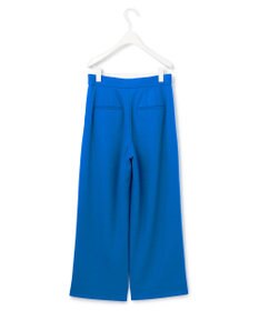 ICB 【洗える】 ウォッシャブルウールジャージー ワイドパンツ