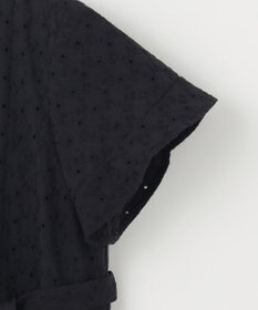 組曲 L エンブロイダリーレースフレアスリーブ ワンピース