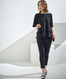 組曲 【接触冷感・吸湿冷感・UVカット】スタイルアップジャージー パンツ