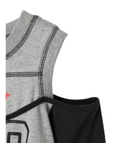 Green Parks ＥＧＯＩＳＴ　肩開きロゴ長袖プルオーバー