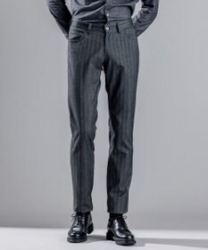 JOSEPH HOMME ソフトヘリンボンストレッチ / CIGAR 5P