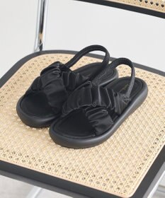 earth music&ecology ギャザークロスサンダル