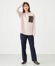 SHARE PARK LADIES 【UVカット・吸水速乾・ストレッチ・軽量 】ＺＩＰポケットＴシャツ（S・Mサイズ）