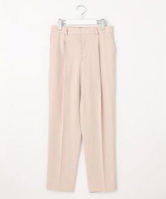 自由区 【XSサイズ～/洗える】ダブルフェイススーティング テーパードパンツ