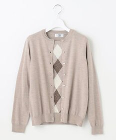 J.PRESS LADIES 【洗える】アーガイルツイン ニット