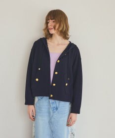 GRACE CONTINENTAL ニットフーディブルゾン