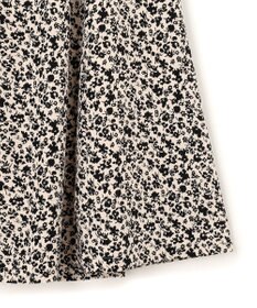 J.PRESS YORK STREET 【WOMEN】フラワープリント フレアスカート