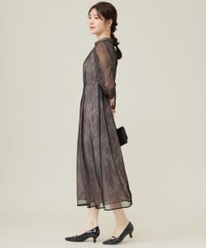 ANY SIS 【洗える】 ドットチュールレース ドレス