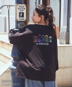 earth music&ecology 【綿100％】ＰＥＡＮＵＴＳ／ｅａｒｔｈ　ピーナッツギャングロンＴ